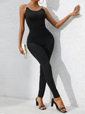 Modern sexy jumpsuit tight suspenders jumpsuit
