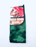 Red Silky Satin Head Wrap and Scarf 35.5-inch Square