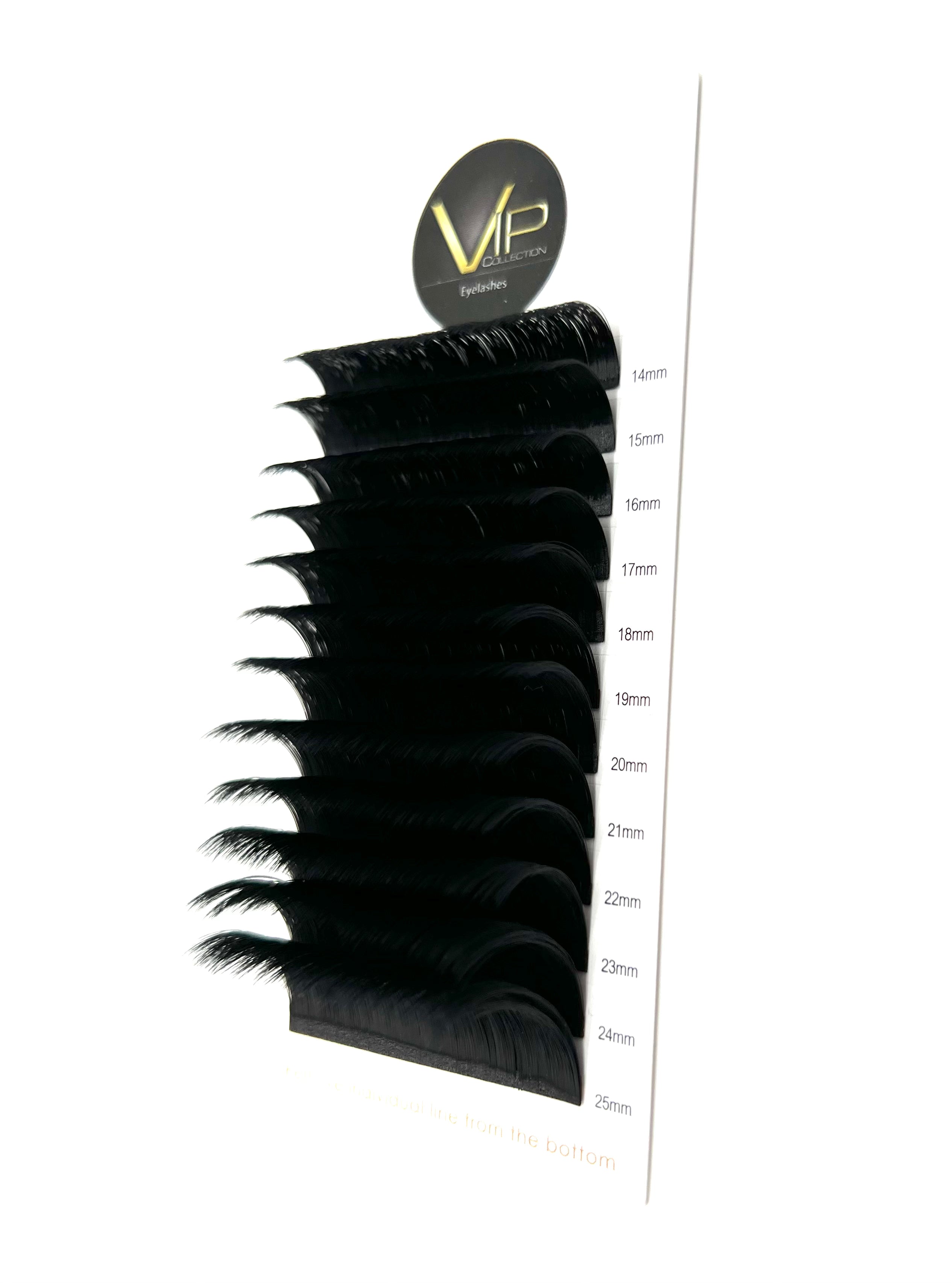 Quick Fan Volume Lashes DD and CC Curl Professional Extension Set