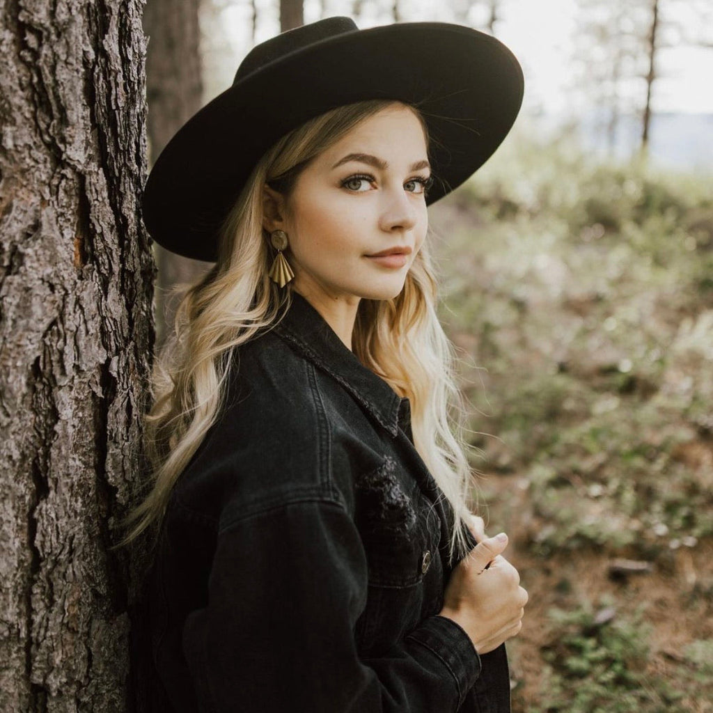 Midas Golden Ray Opal Earrings