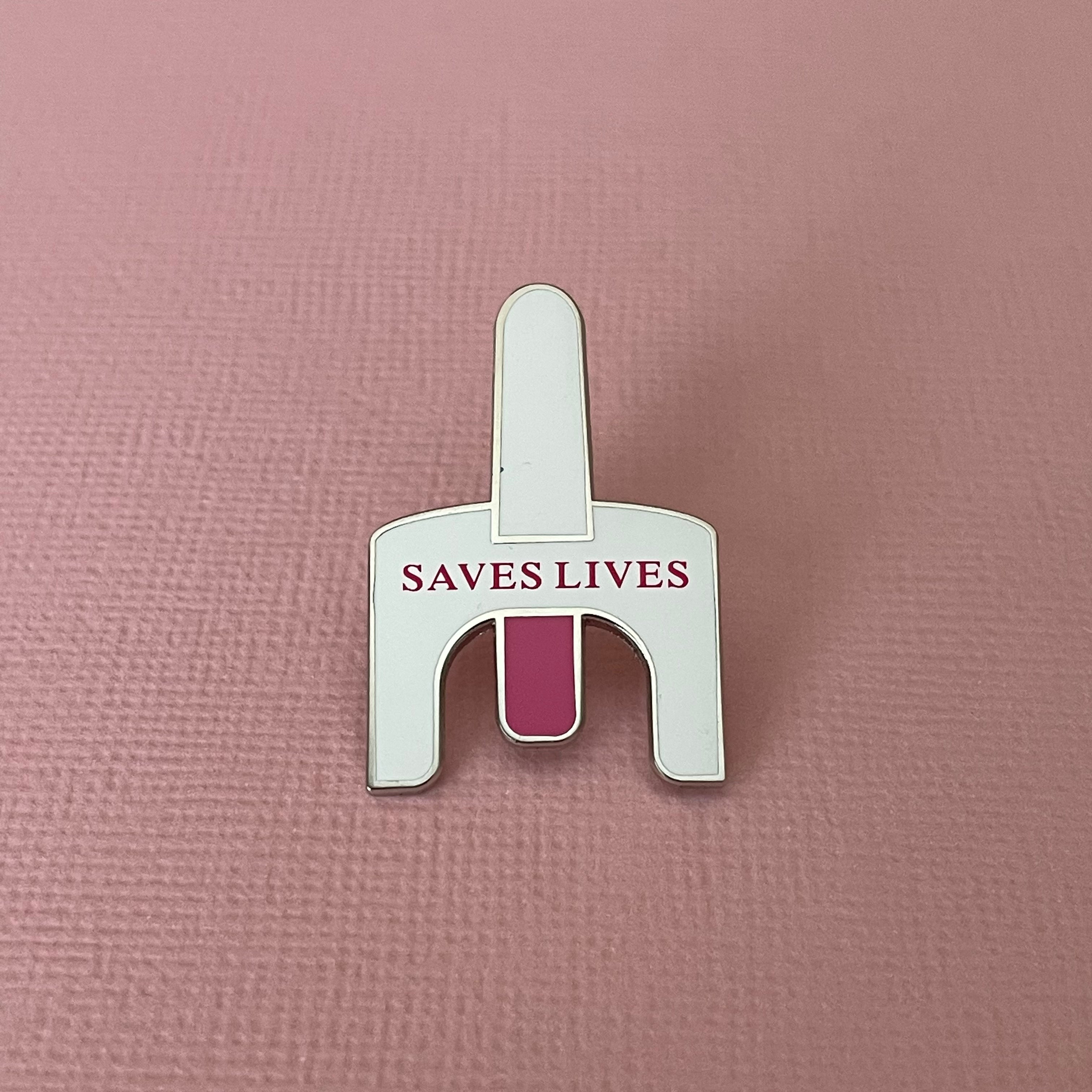 Narcan Saves Lives Enamel Pin | Spread Awareness about Opioid Overdose