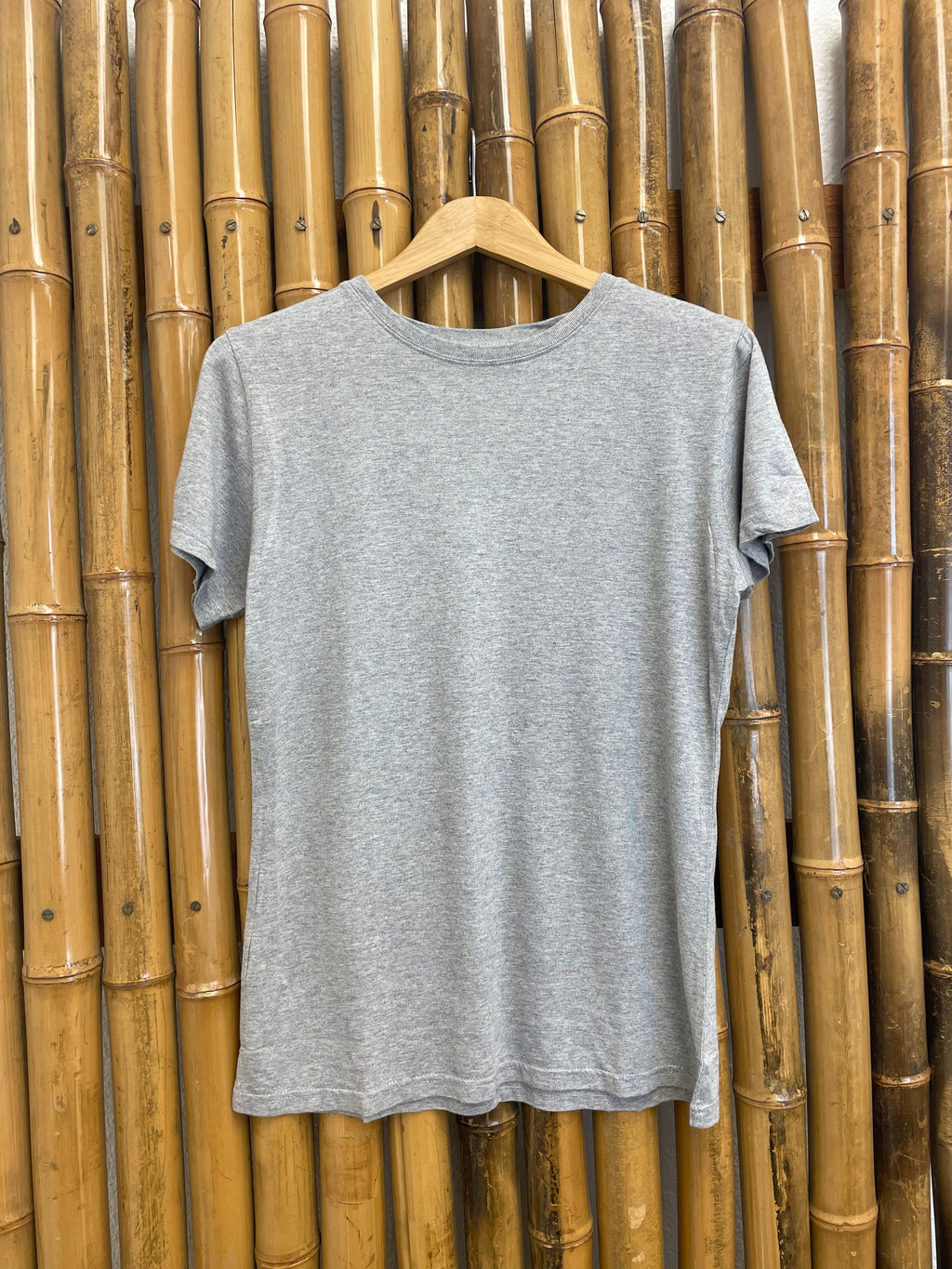 Women's Bamboo Cotton T-Shirt in Heather Grey