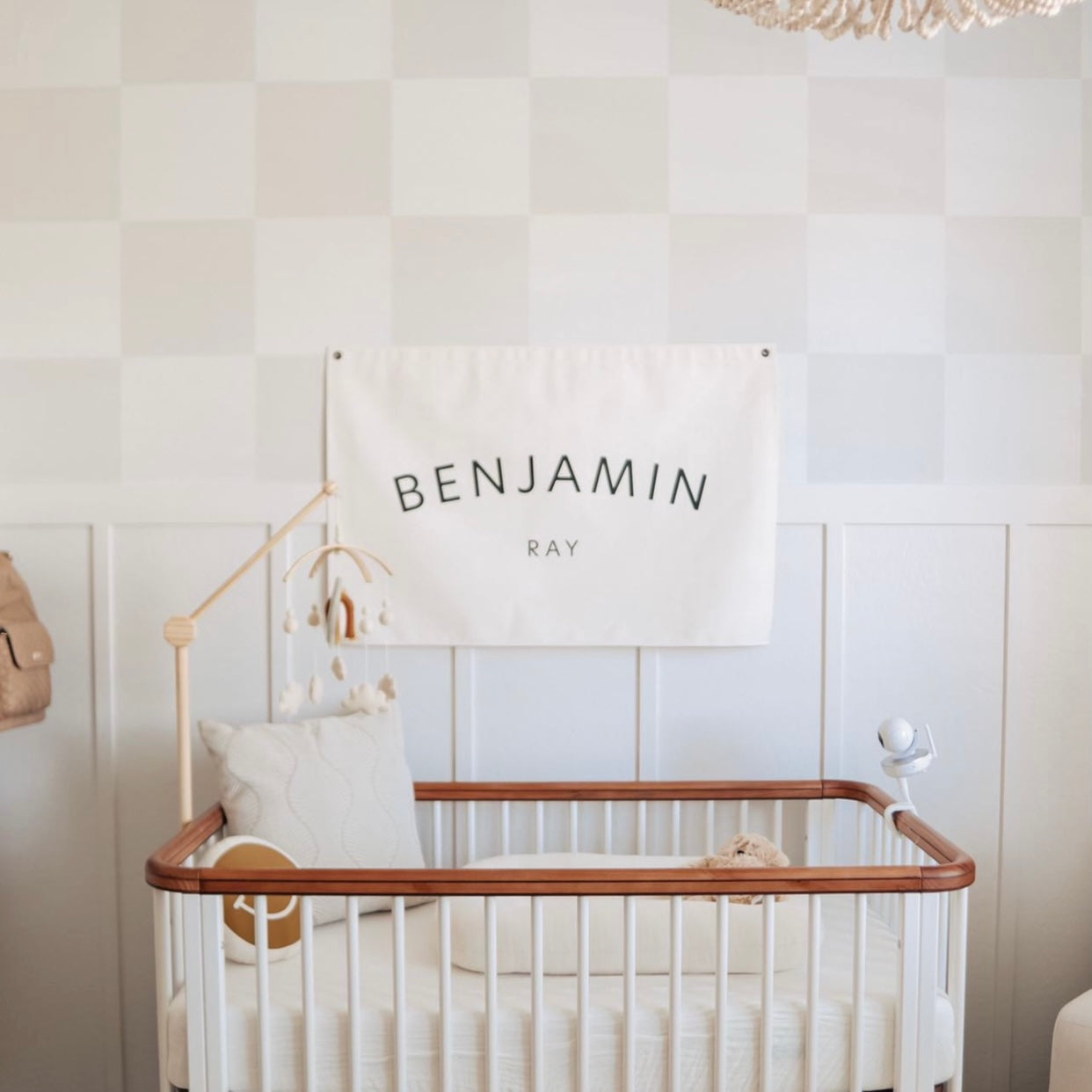 Bowie Geometric Removable Wallpaper in White and Light-Grey