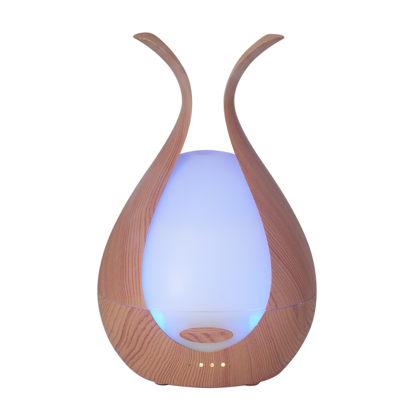 Wood Grain Ultrasonic Essential Oil Diffuser with LED Light - Image 5