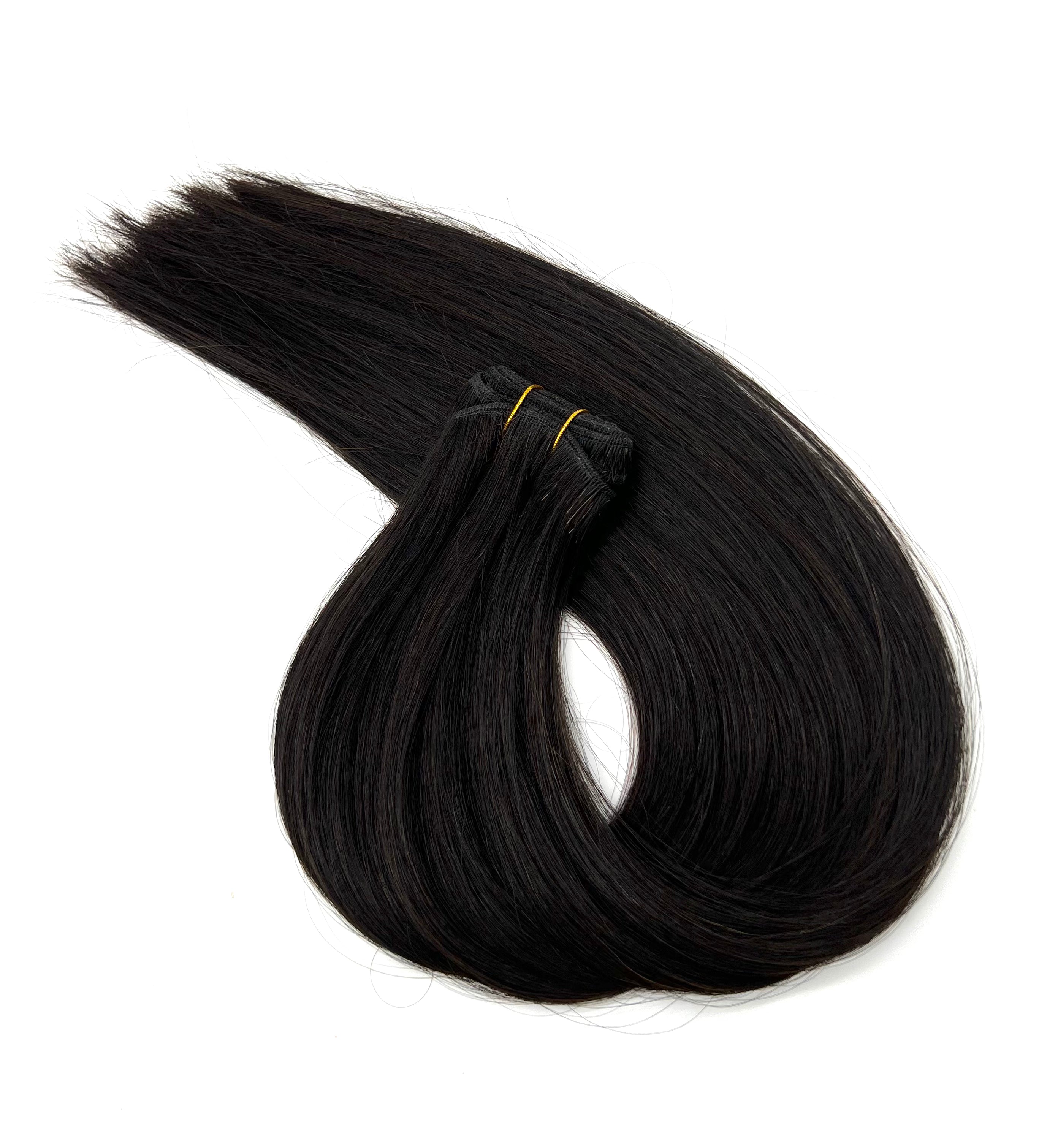 18" Silky Straight Siberian Remy Human Hair Weft Extensions