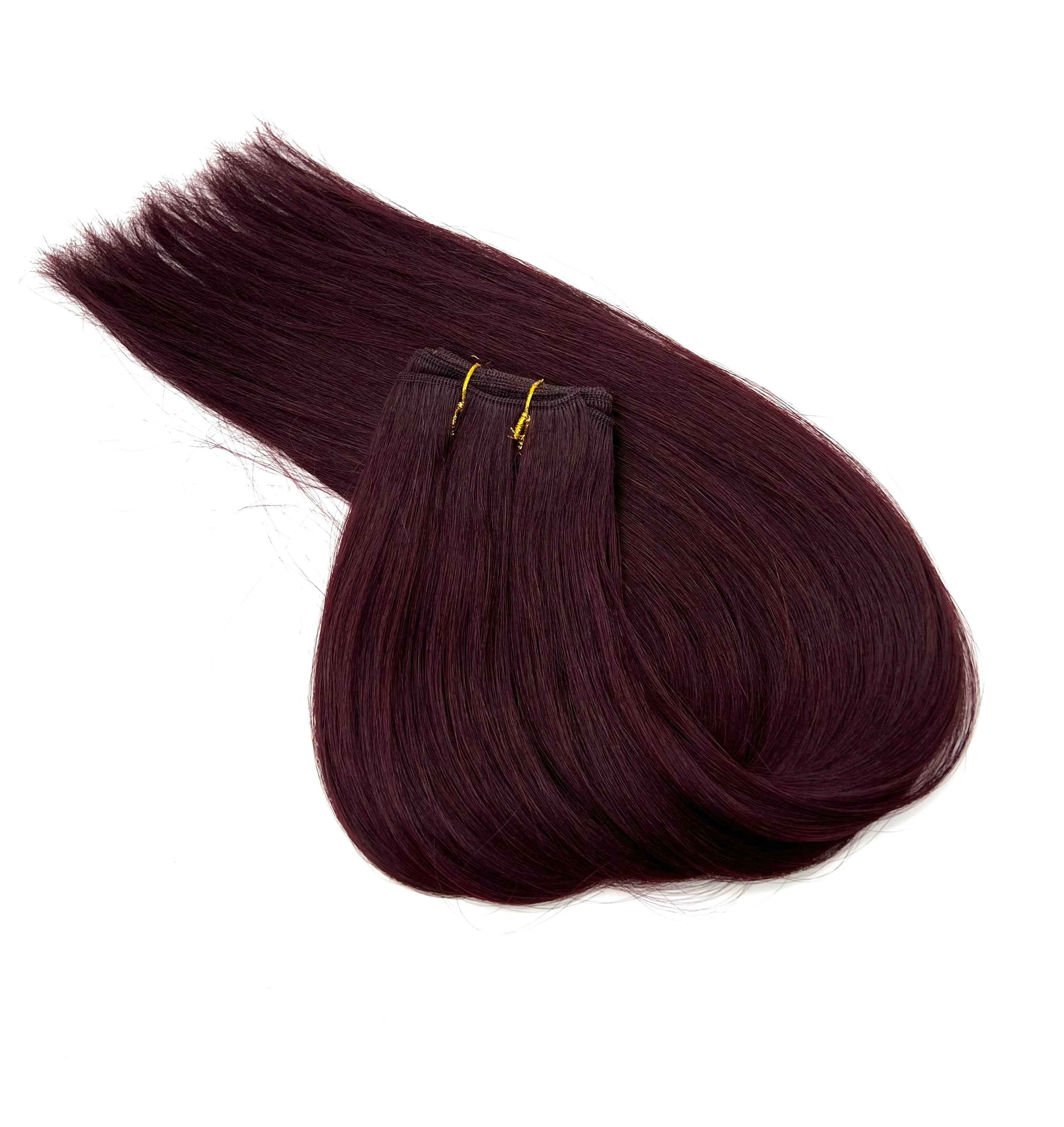 24" Siberian Remy Human Hair Weft - Glamorous Long Extensions