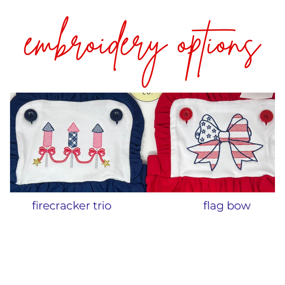 Red, White and Blue Sunsuit