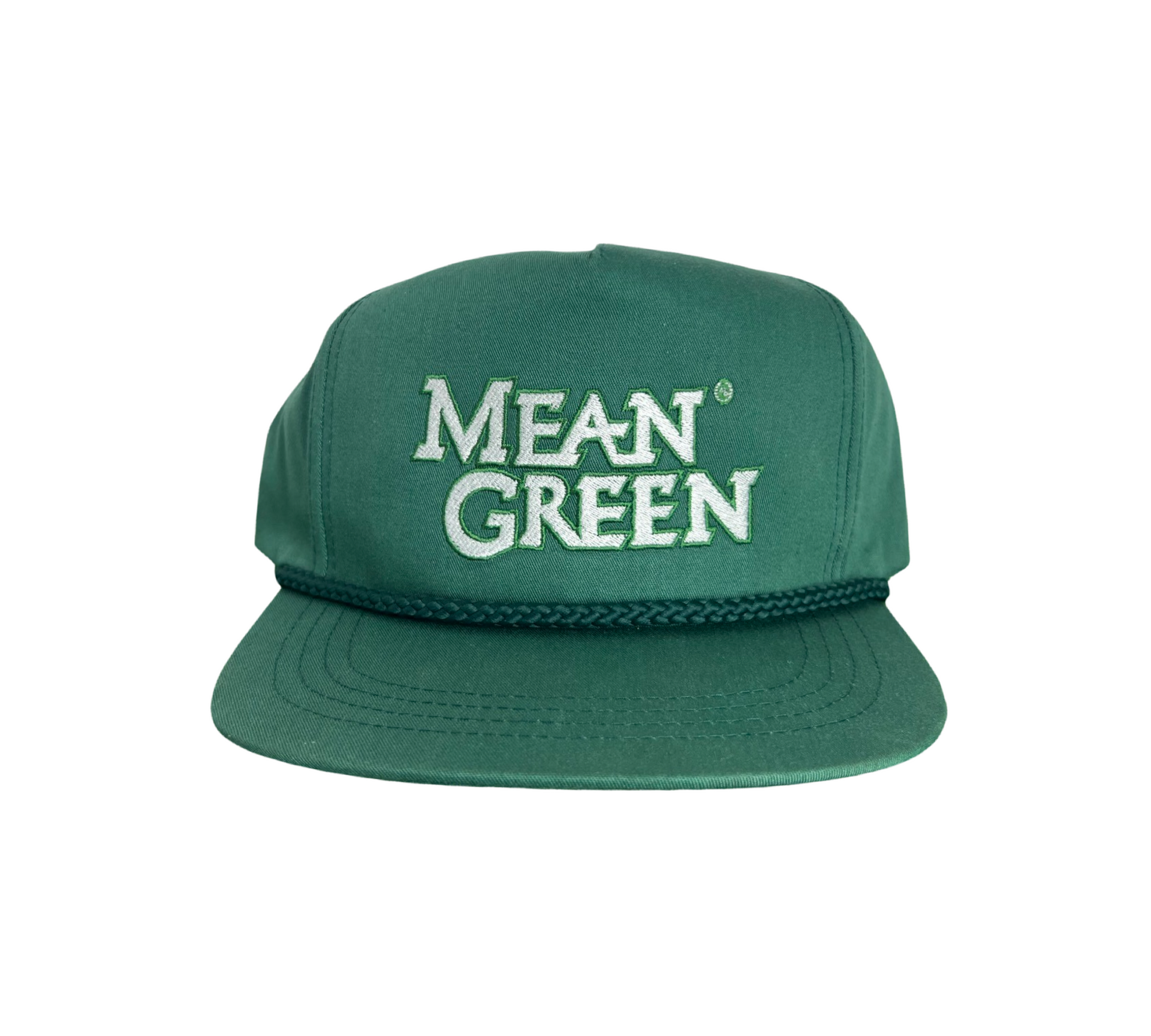 North Texas Mean Green embroidered baseball cap in green