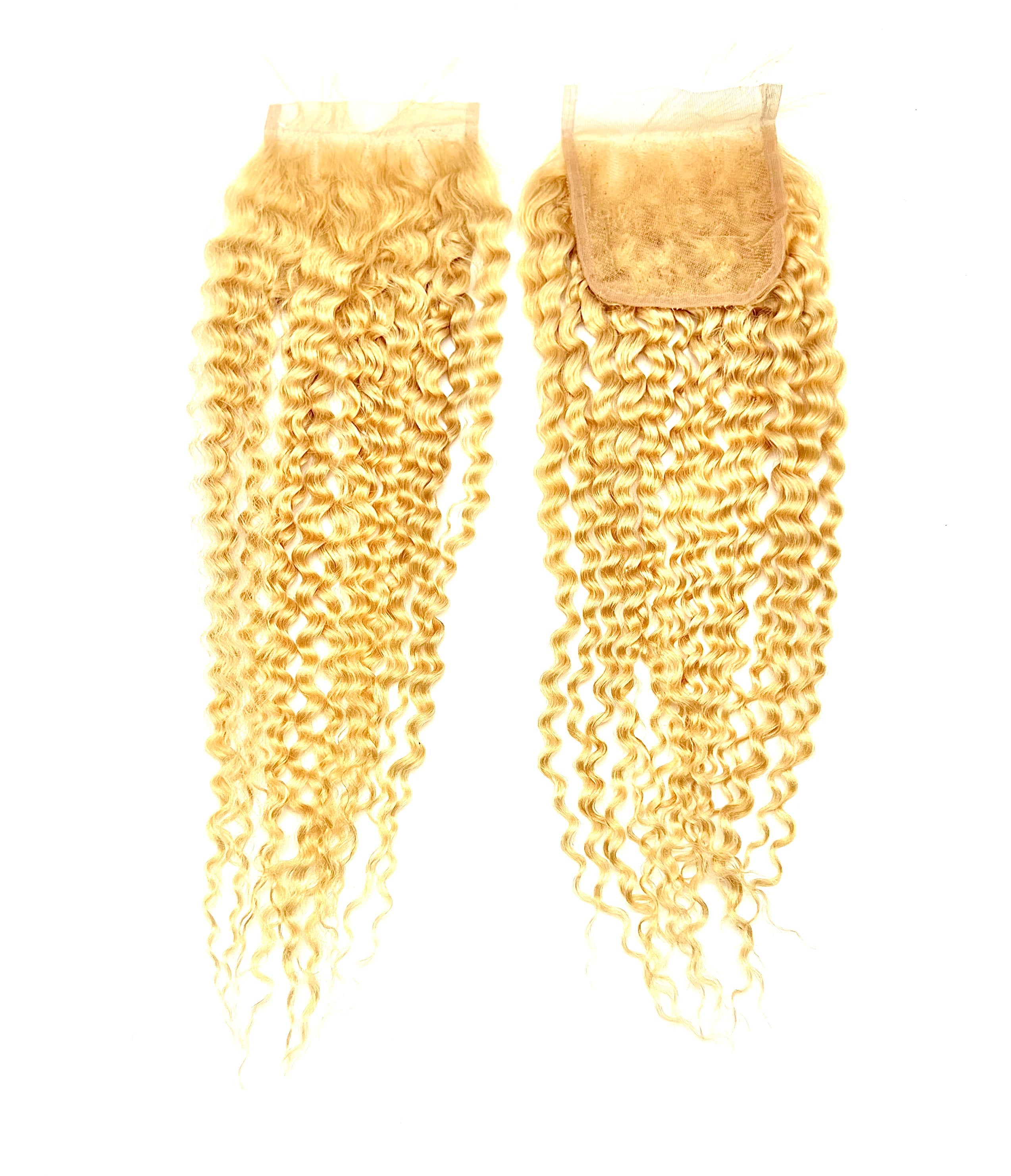 Bohemian 4x4 blonde lace closure made from 100% Virgin Remy Human Hair for natural styling.