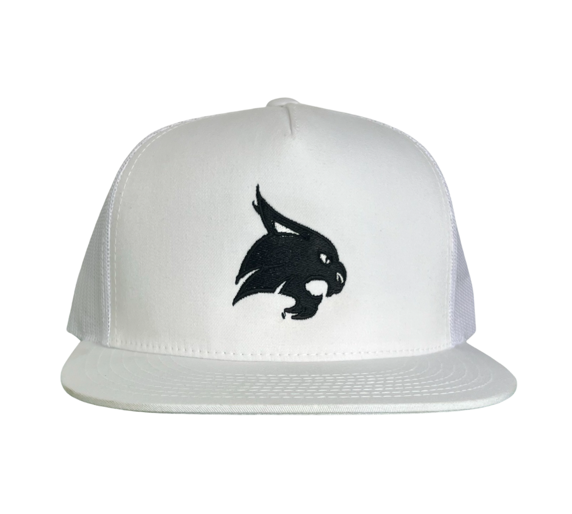 Texas State Bobcats embroidered logo baseball hat in a classic athletic style.