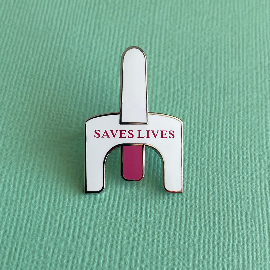 Narcan Saves Lives Enamel Pin | Spread Awareness about Opioid Overdose