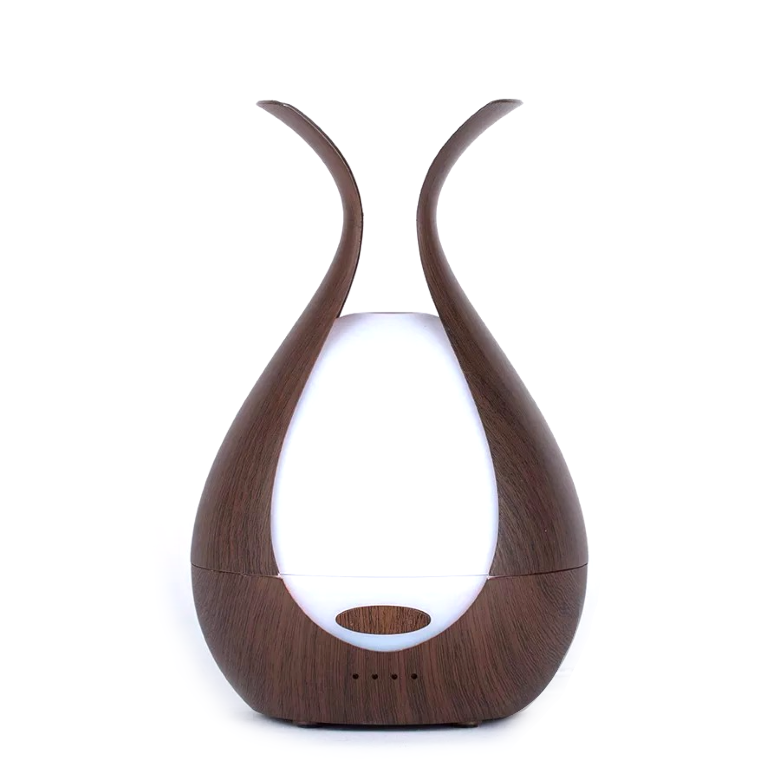 Wood Grain Ultrasonic Essential Oil Diffuser with LED Light - Image 2