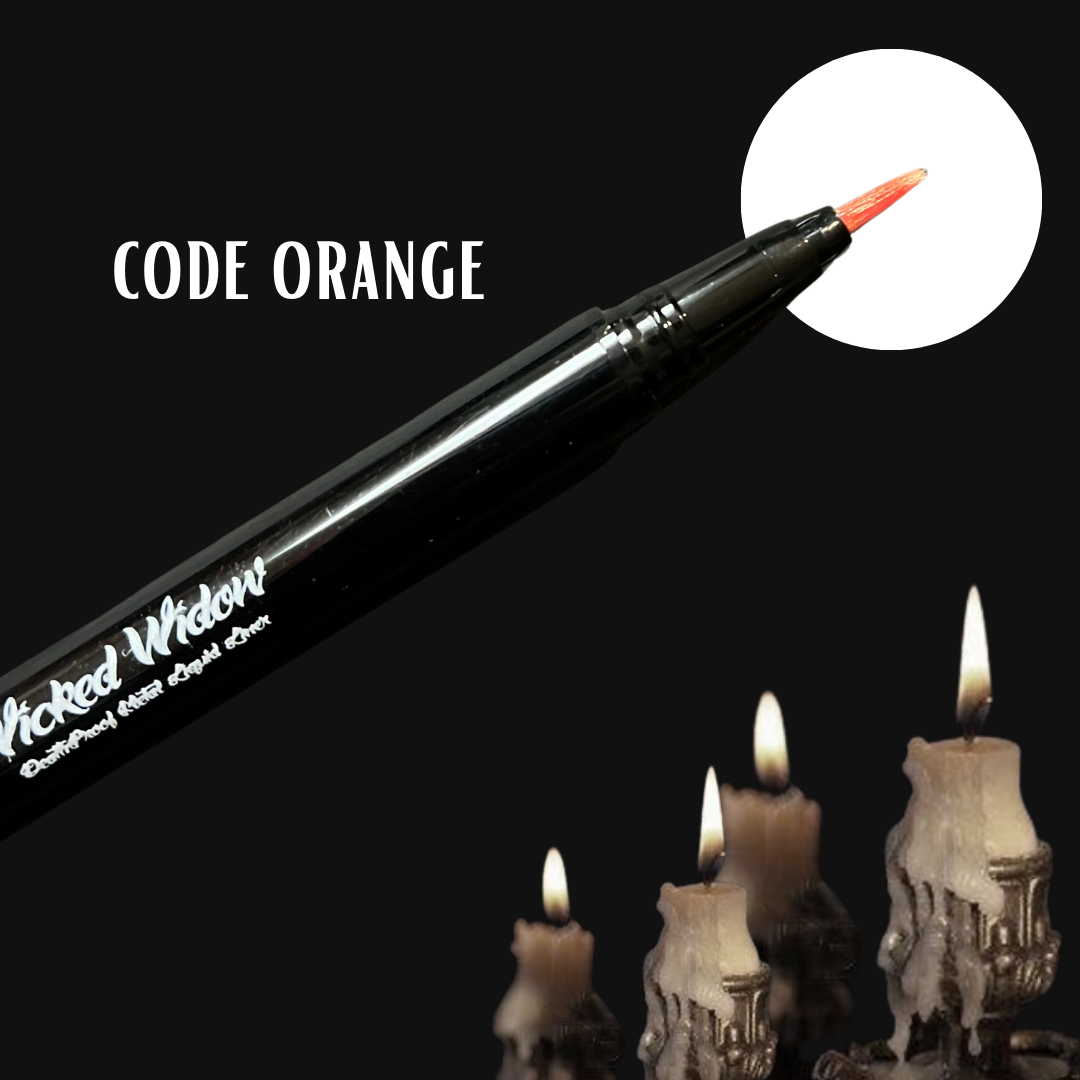 Deathproof Metallic Liquid Liner Pen in vibrant metallic shades with a fine tip applicator