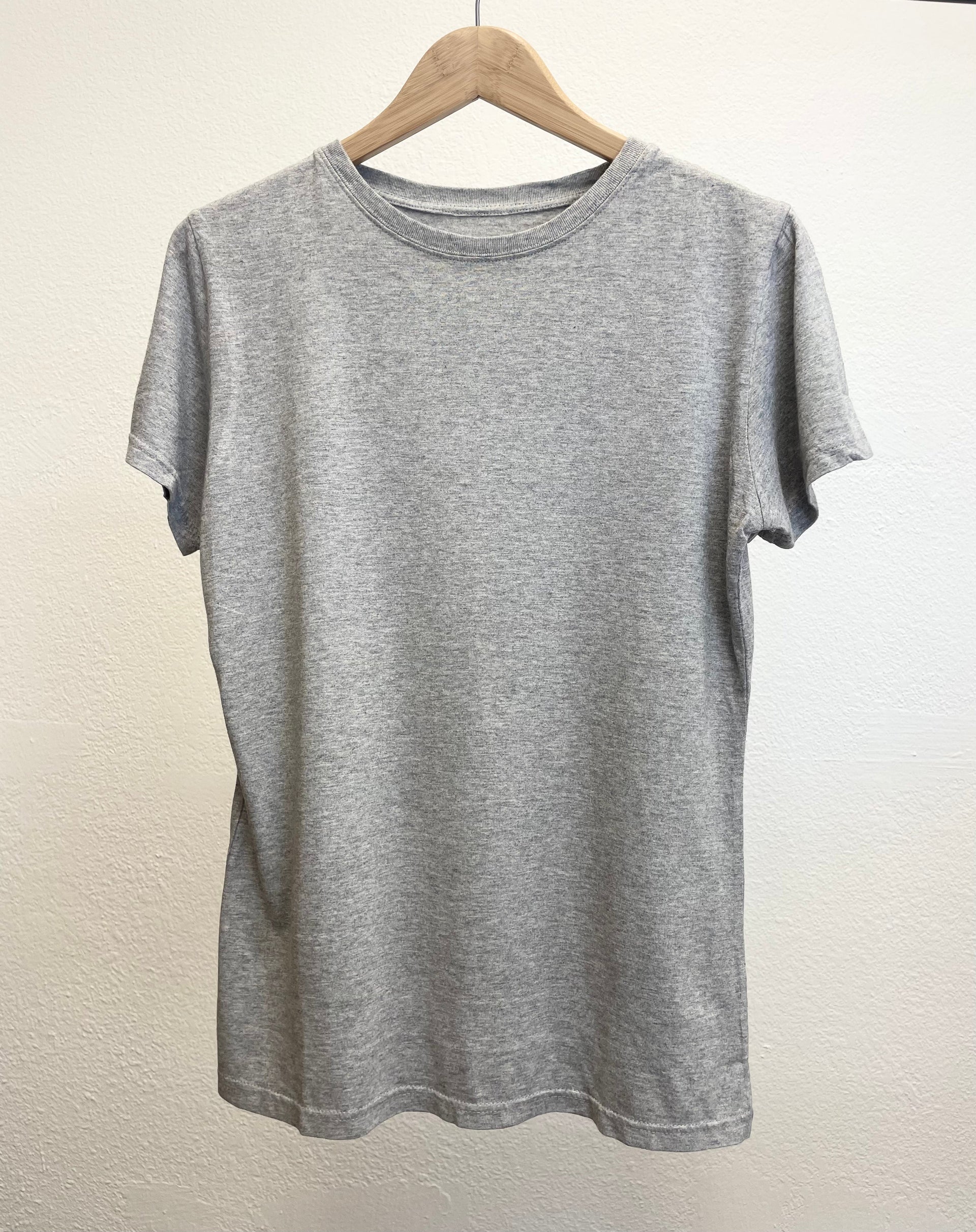 Women's Bamboo Cotton T-Shirt in Heather Grey