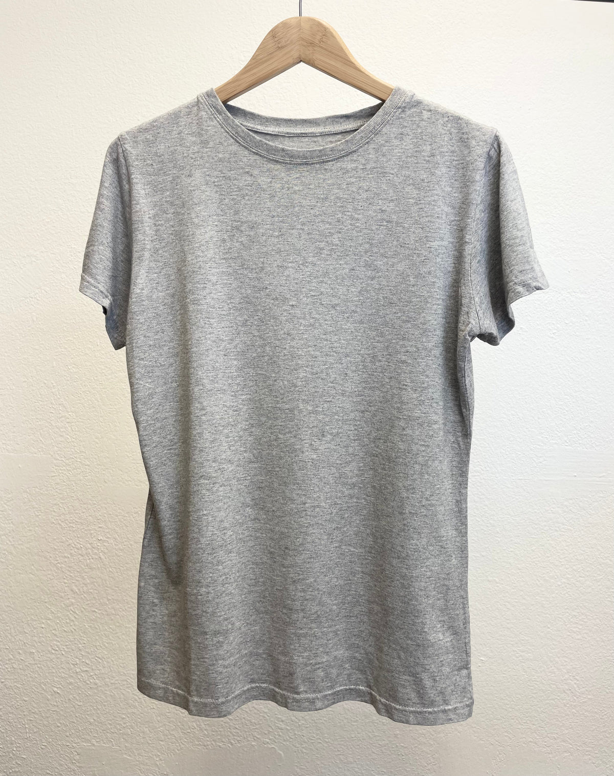 Women's Bamboo Cotton T-Shirt in Heather Grey