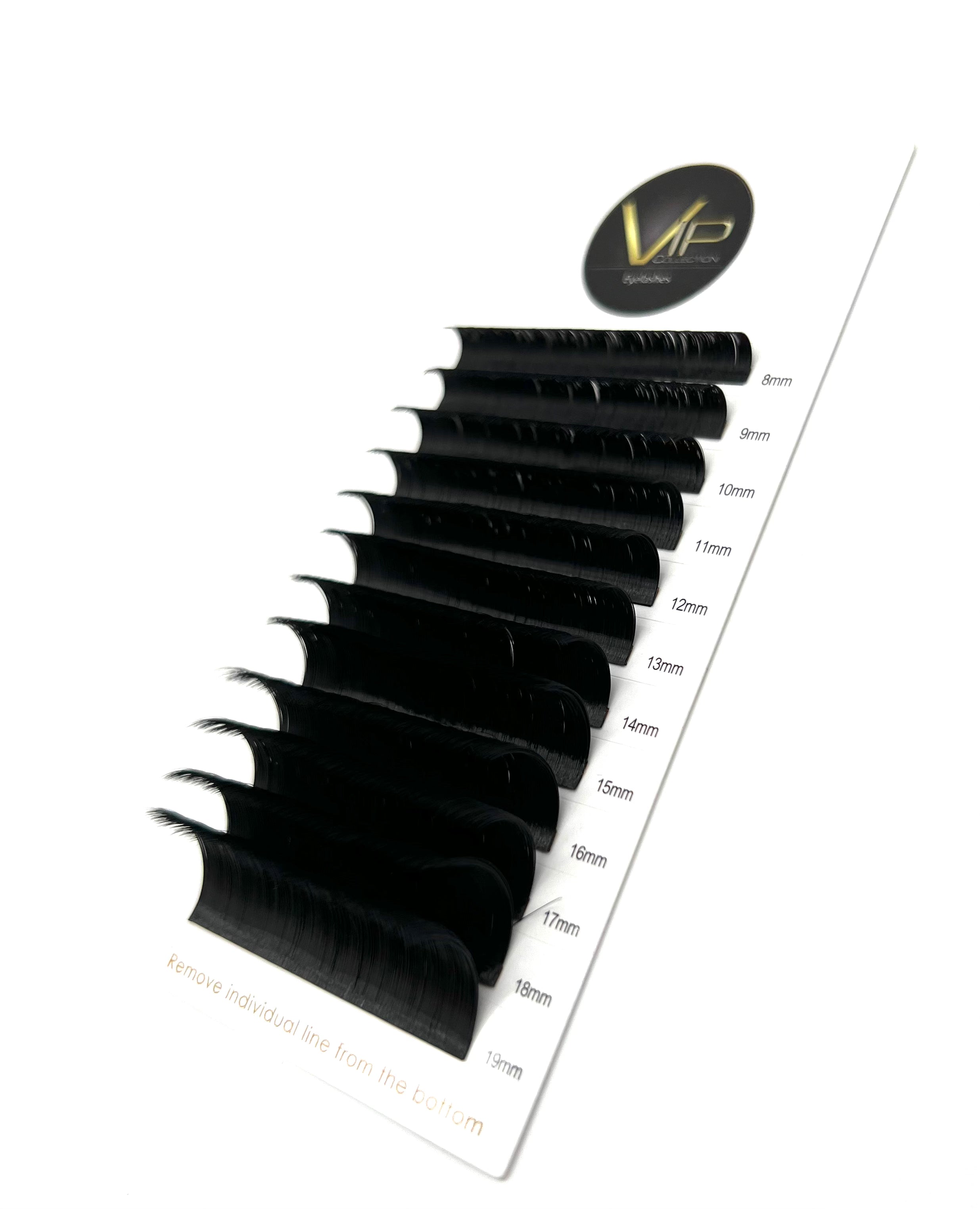 Professional 0.07 D Curl Quick Fan Lash Extensions, 12 Lines