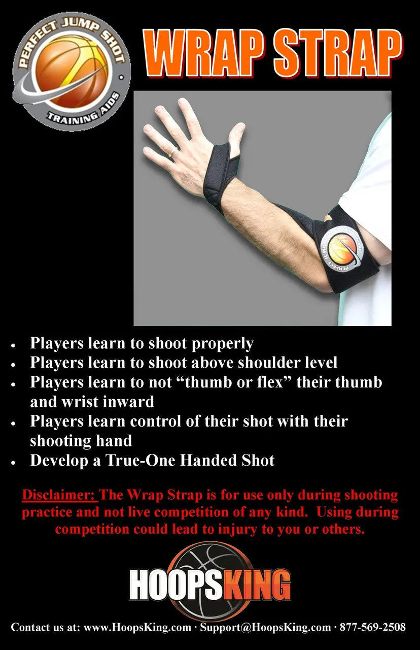 Wrap Strap Off Hand Basketball Shooting Aid Training Tool