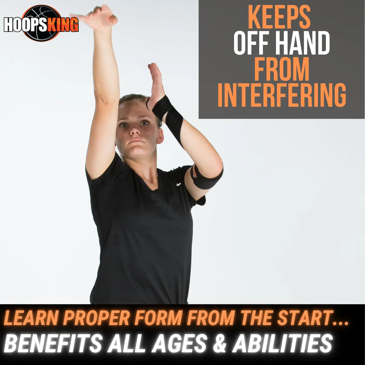 Wrap Strap Off Hand Basketball Shooting Aid Training Tool