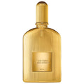 Bottle of Black Orchid Parfum featuring a dark, luxurious design