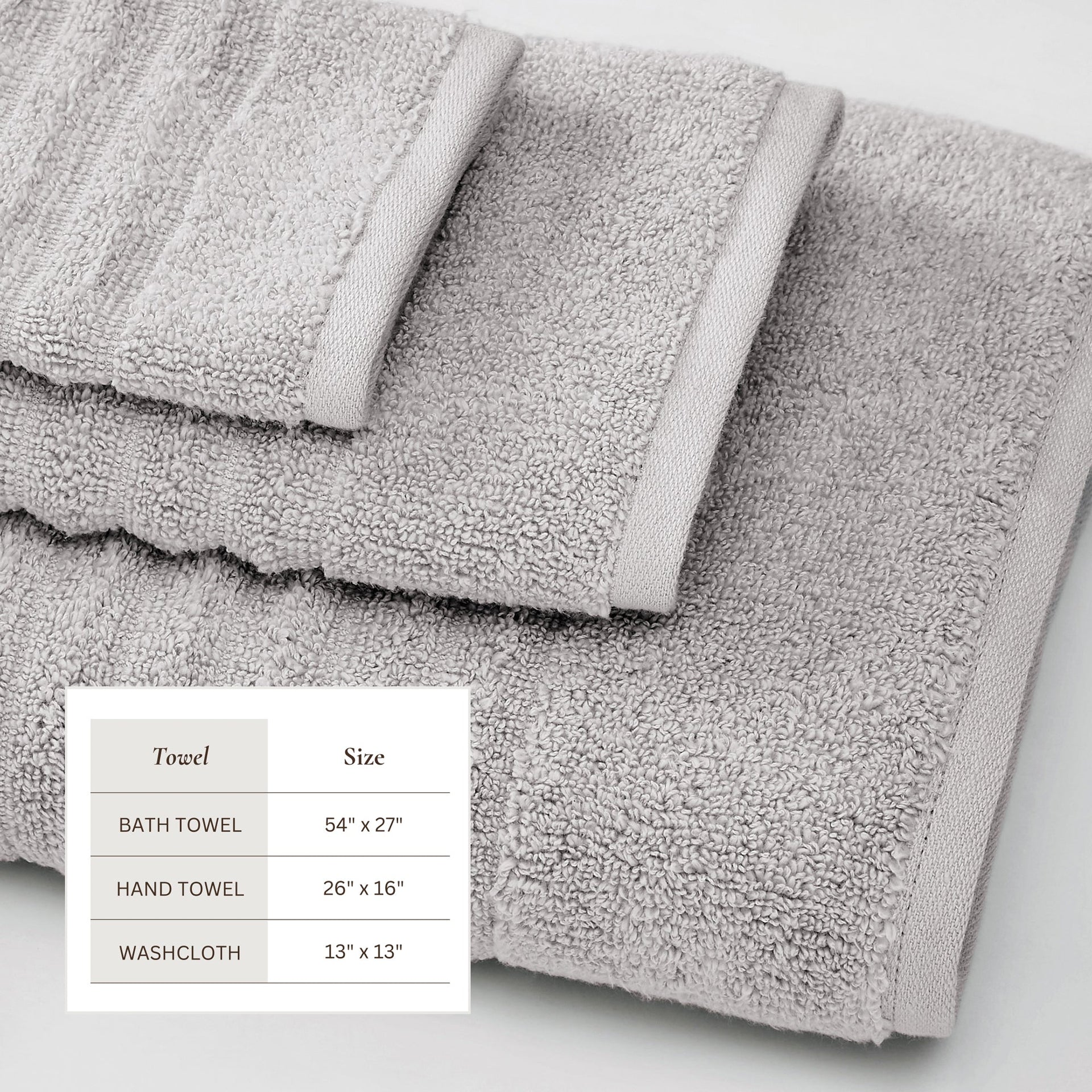 Luxury Combed Cotton Bath Towel Set - Karina Collection