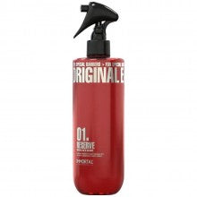 Immortal NYC Reserve 01 Eau de Cologne in a deep red bottle with black accents, 16.9oz size
