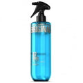Immortal NYC Reserve 07 Eau De Cologne in a vibrant translucent electric blue bottle with black hardware