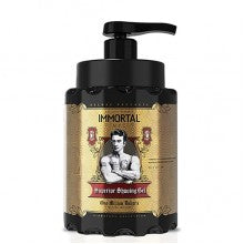 33.8oz bottle of Immortal NYC One Million Dollars Shaving Gel for professional use