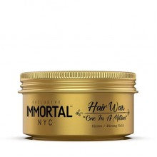 Immortal NYC One in a Million gold container of high-shine hair wax 5.07oz