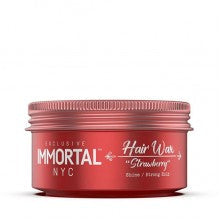 Immortal NYC Strawberry red container of volumizing hair wax 5.07oz