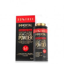 Immortal NYC Volume & Styling Powder 30g bottle for hair texture and matte hold
