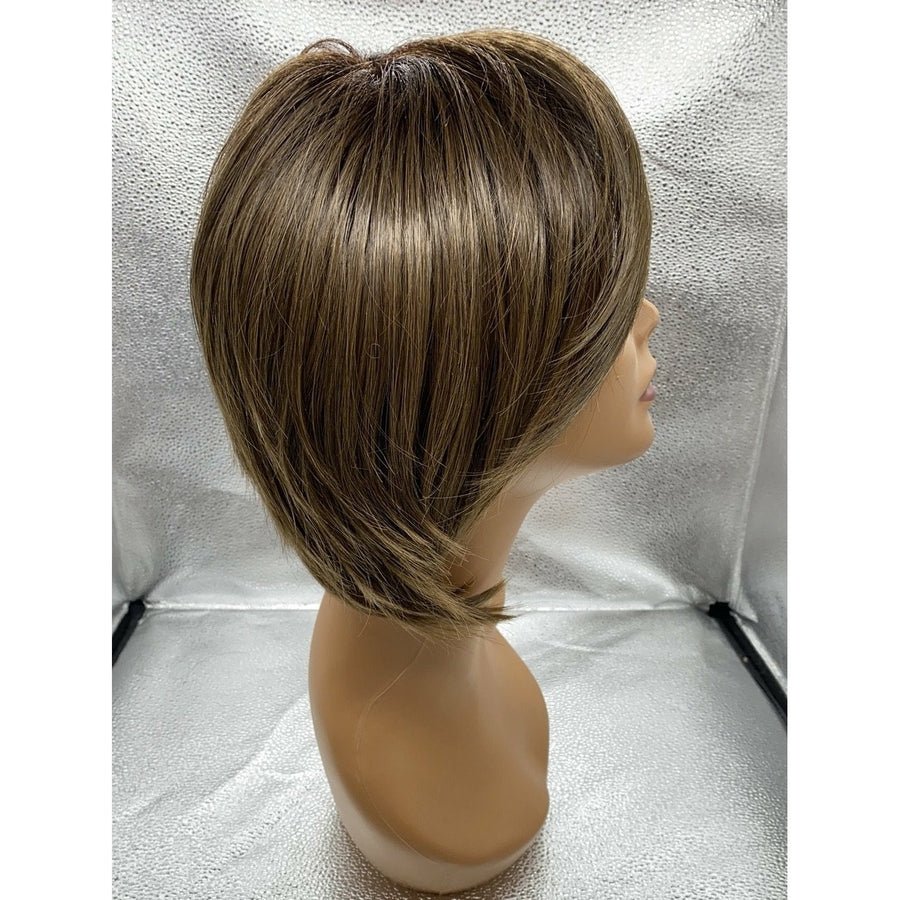 In Charge Stacked Bob Wig with Lace Front, Multi-Tonal Auburn
