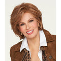 Raquel Welch In Charge stacked bob wig in multi-tonal auburn and brown highlights
