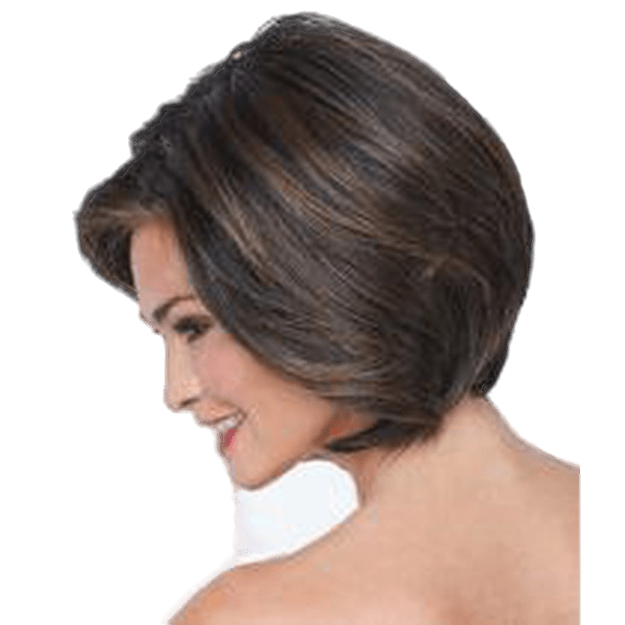 In Charge Stacked Bob Wig with Lace Front, Multi-Tonal Auburn