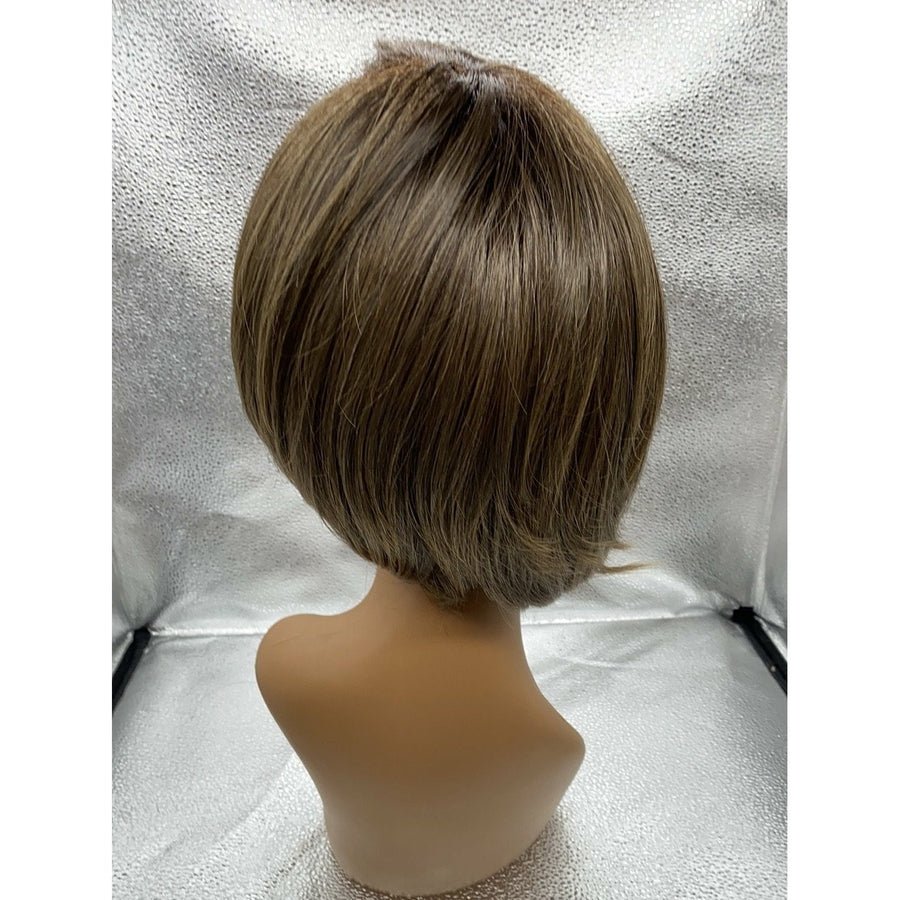 In Charge Stacked Bob Wig with Lace Front, Multi-Tonal Auburn