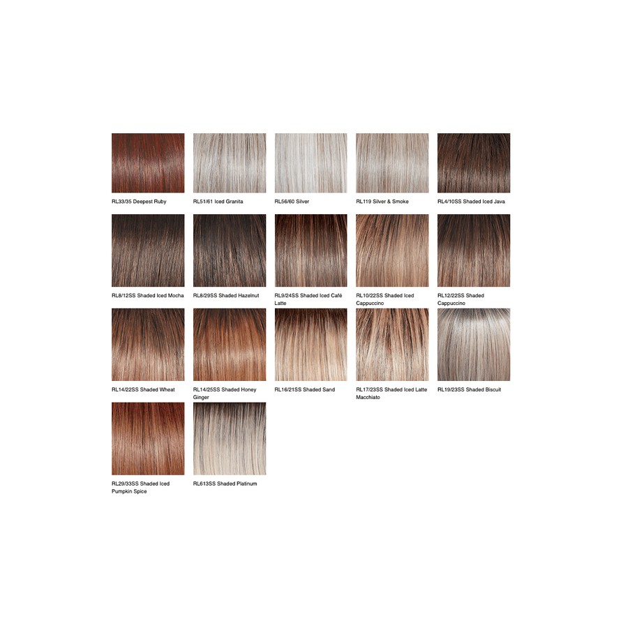 In Charge Stacked Bob Wig with Lace Front, Multi-Tonal Auburn