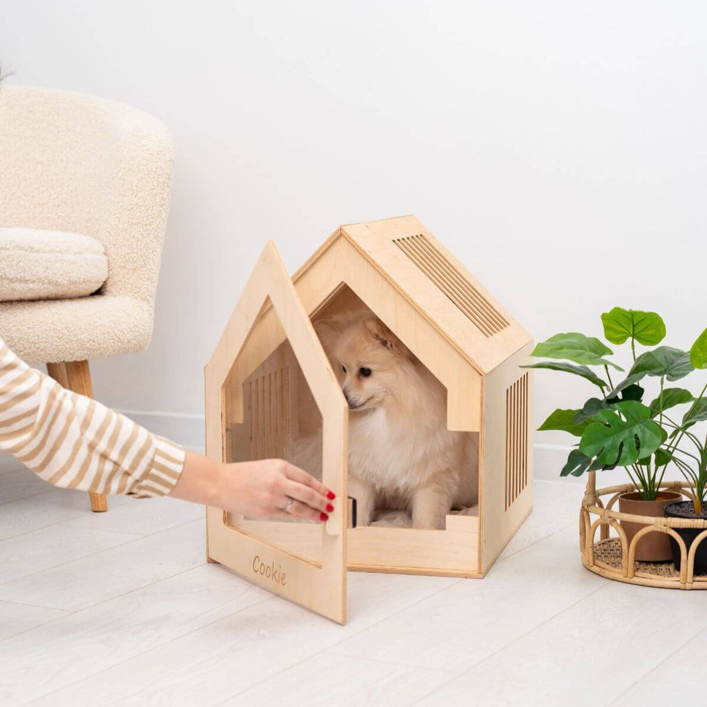 Modern Indoor Wooden Dog House for Small and Medium Pets