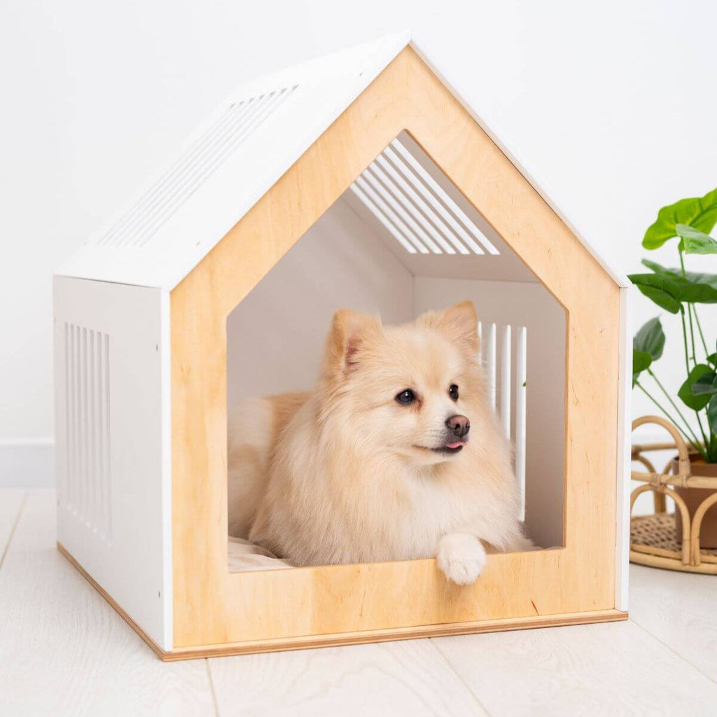 Modern Indoor Wooden Dog House for Small and Medium Pets