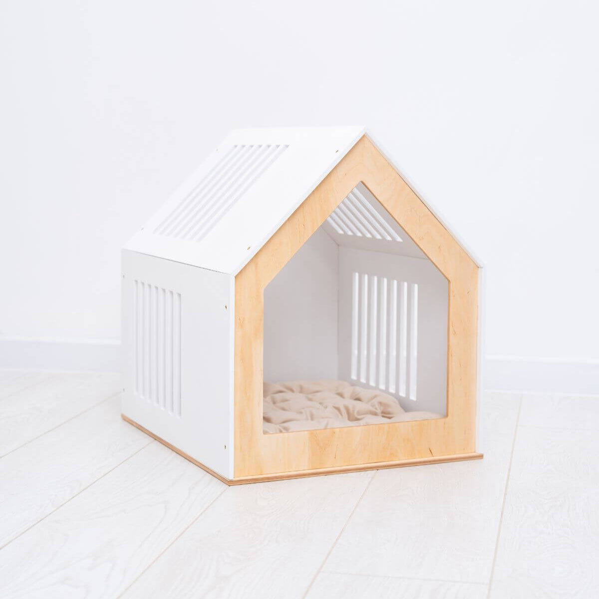 Modern Indoor Wooden Dog House for Small and Medium Pets