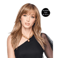 A sleek and modern Influencer Inspo fashion wig shown on a mannequin head, featuring a smooth, photo-ready finish.