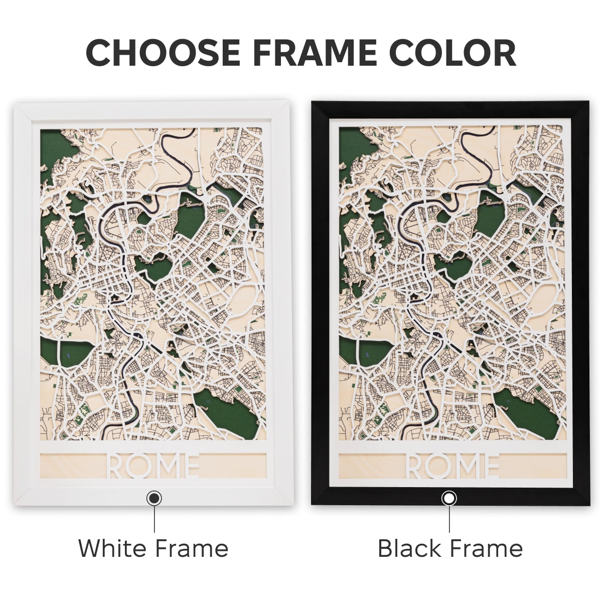 3D City Map Rome Top - Stylish Graphic Print Apparel
