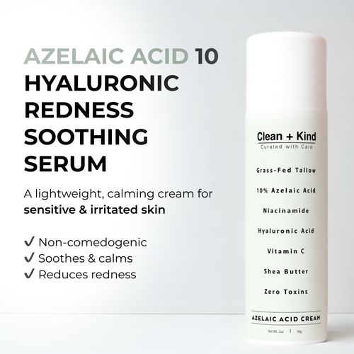 10% Azelaic Acid Cream for Sensitive Skin with Hyaluronic Acid - Image 2