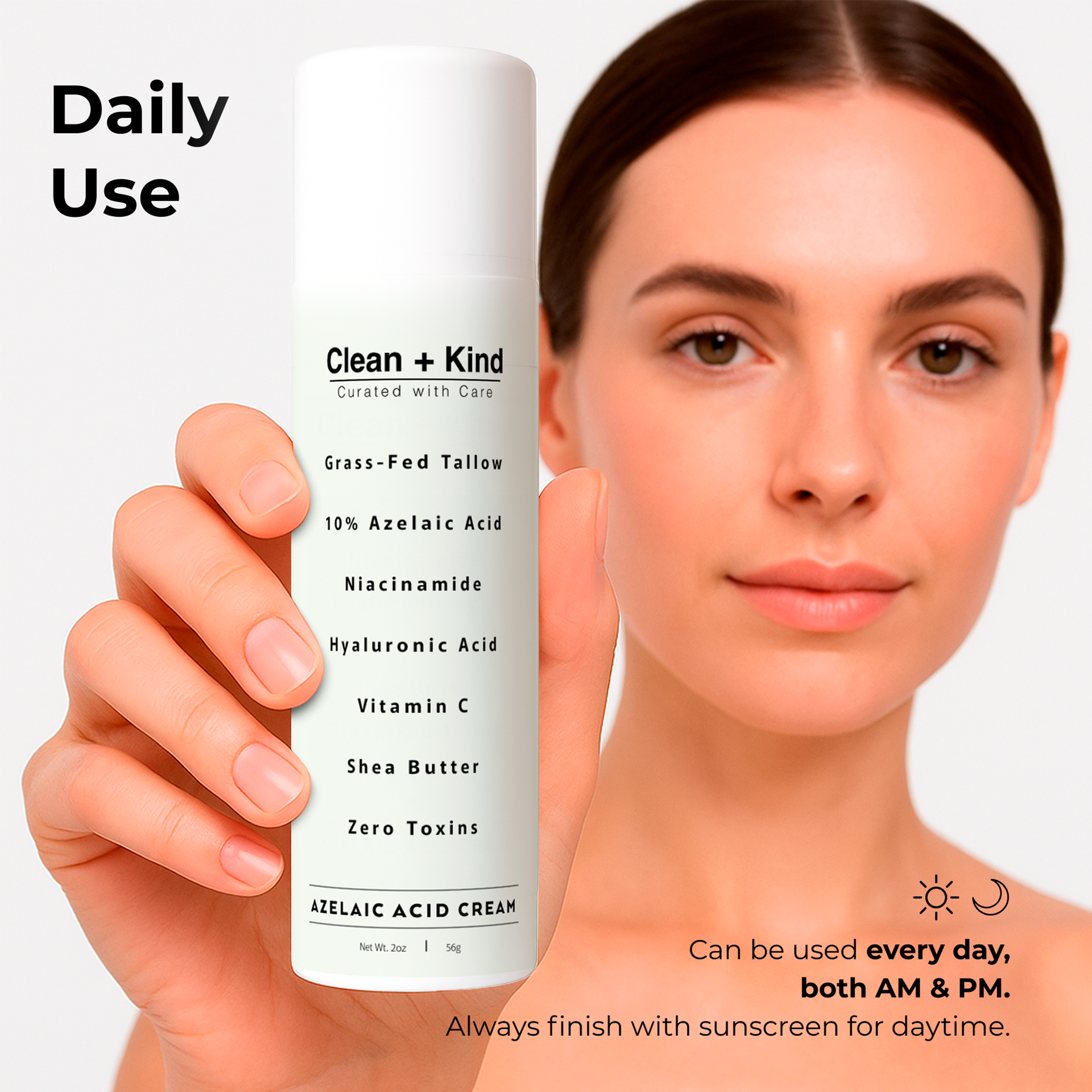 10% Azelaic Acid Cream for Sensitive Skin with Hyaluronic Acid - Image 6