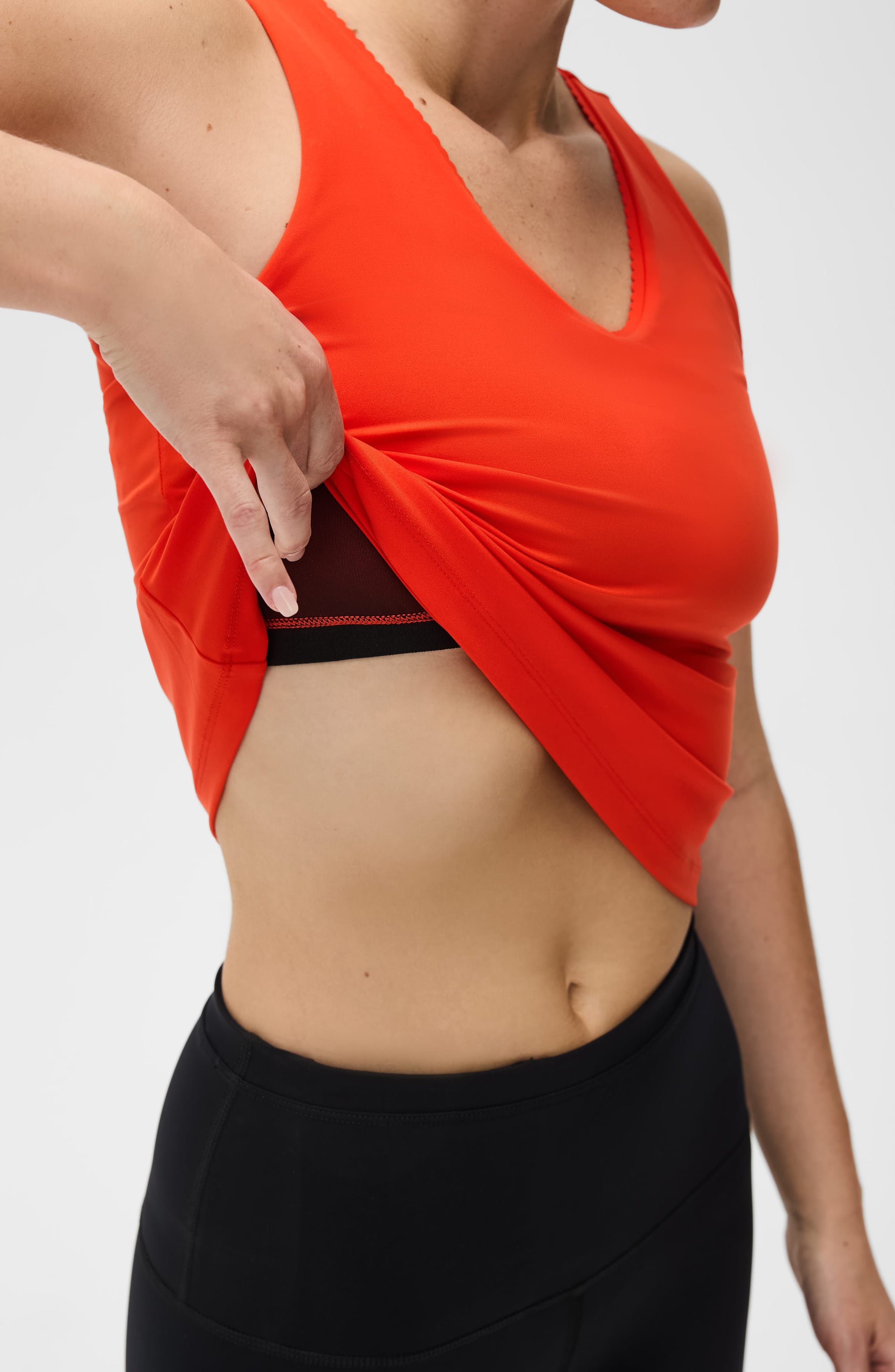 Adorn Tank Sculpting Second-Skin Fit Sporty Minimalist Top