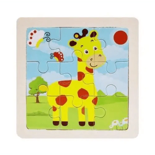 Wooden 3D Tangram Animal Puzzle – Educational Kids Learning Toy