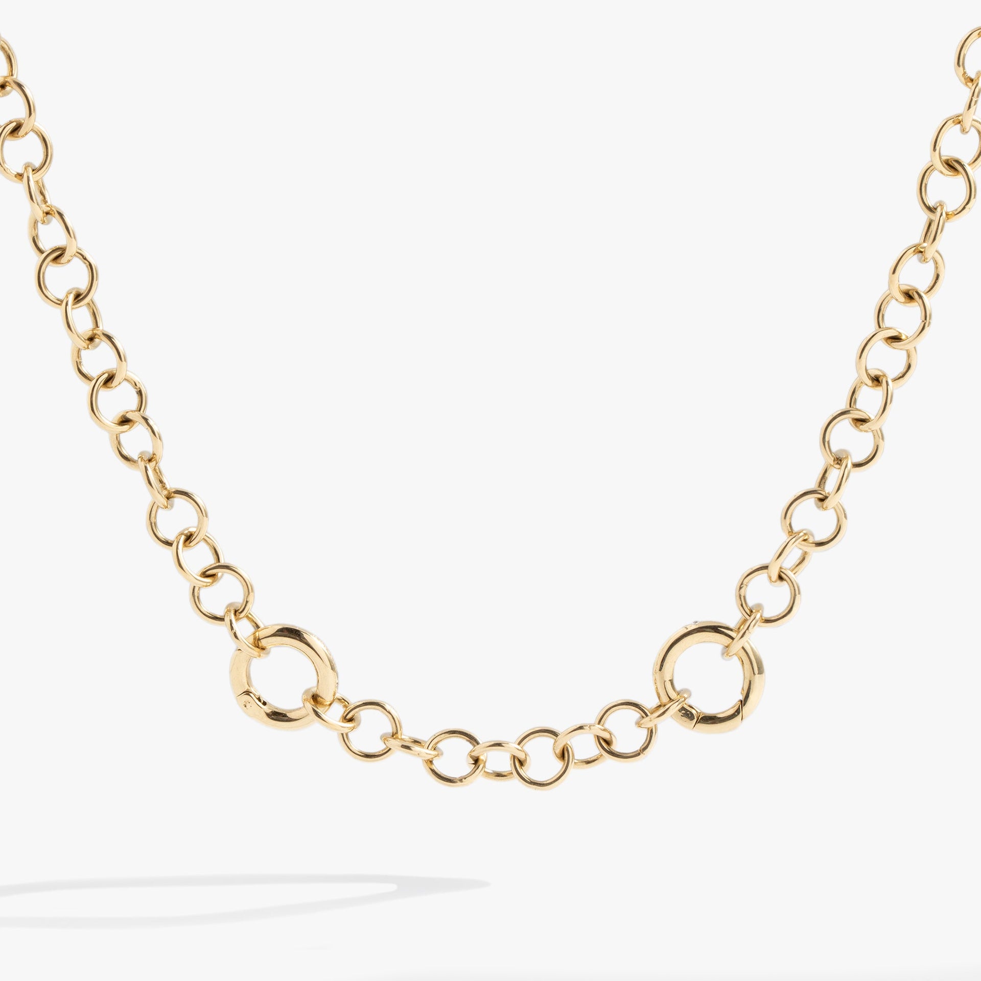 Convertible Y Necklace Interchangeable Chain for Custom Charms