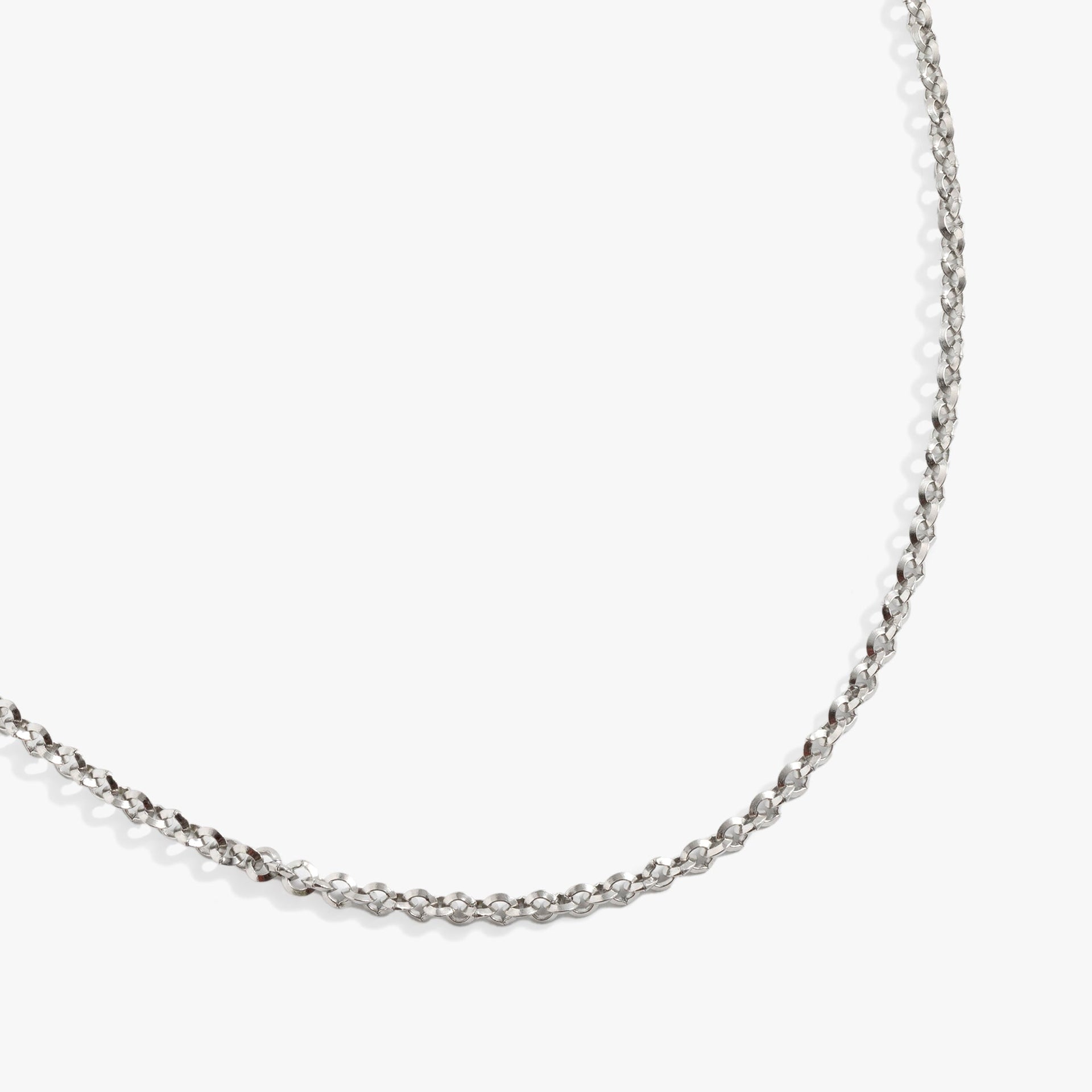 Faceted Rolo Charm & Layering Necklace