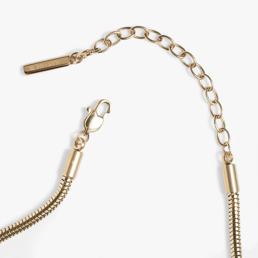 Round Herringbone Chain Necklace Base for Layering