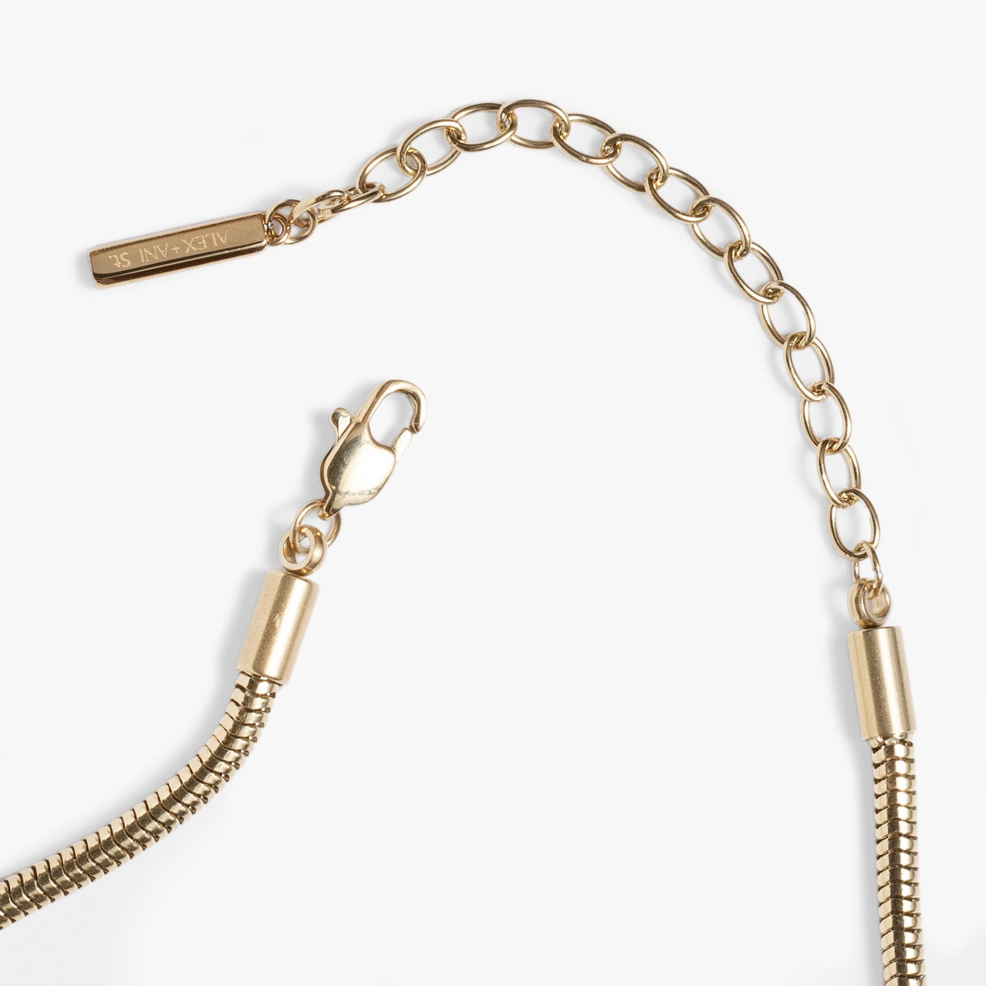 Round Herringbone Chain Necklace Base for Layering