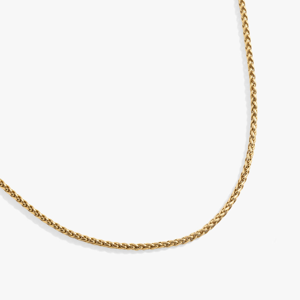 Wheat Chain Charm Necklace Base for Layering & Customization