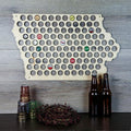Iowa Beer Cap Map